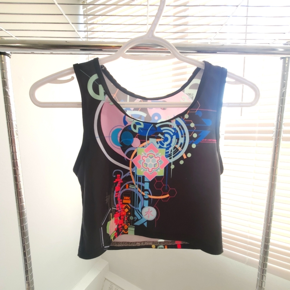 Utopik Black Crop Top - Small